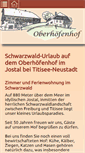 Mobile Screenshot of oberhoefenhof.de